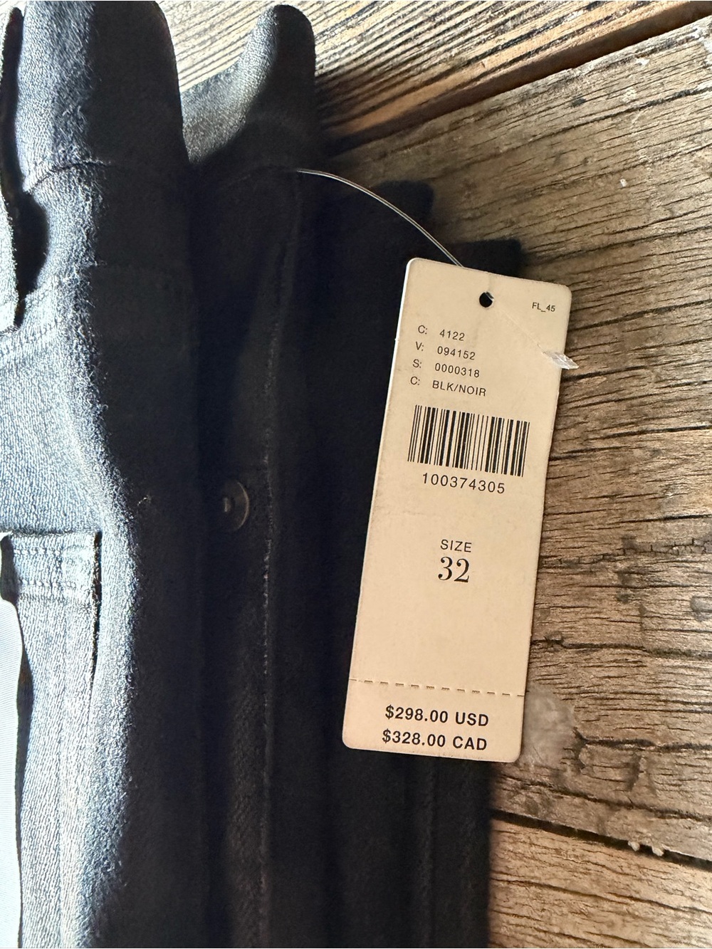 Frame Denim Le Sleek Straight Women’s Jeans - Waxed Black - Picture 2 of 8